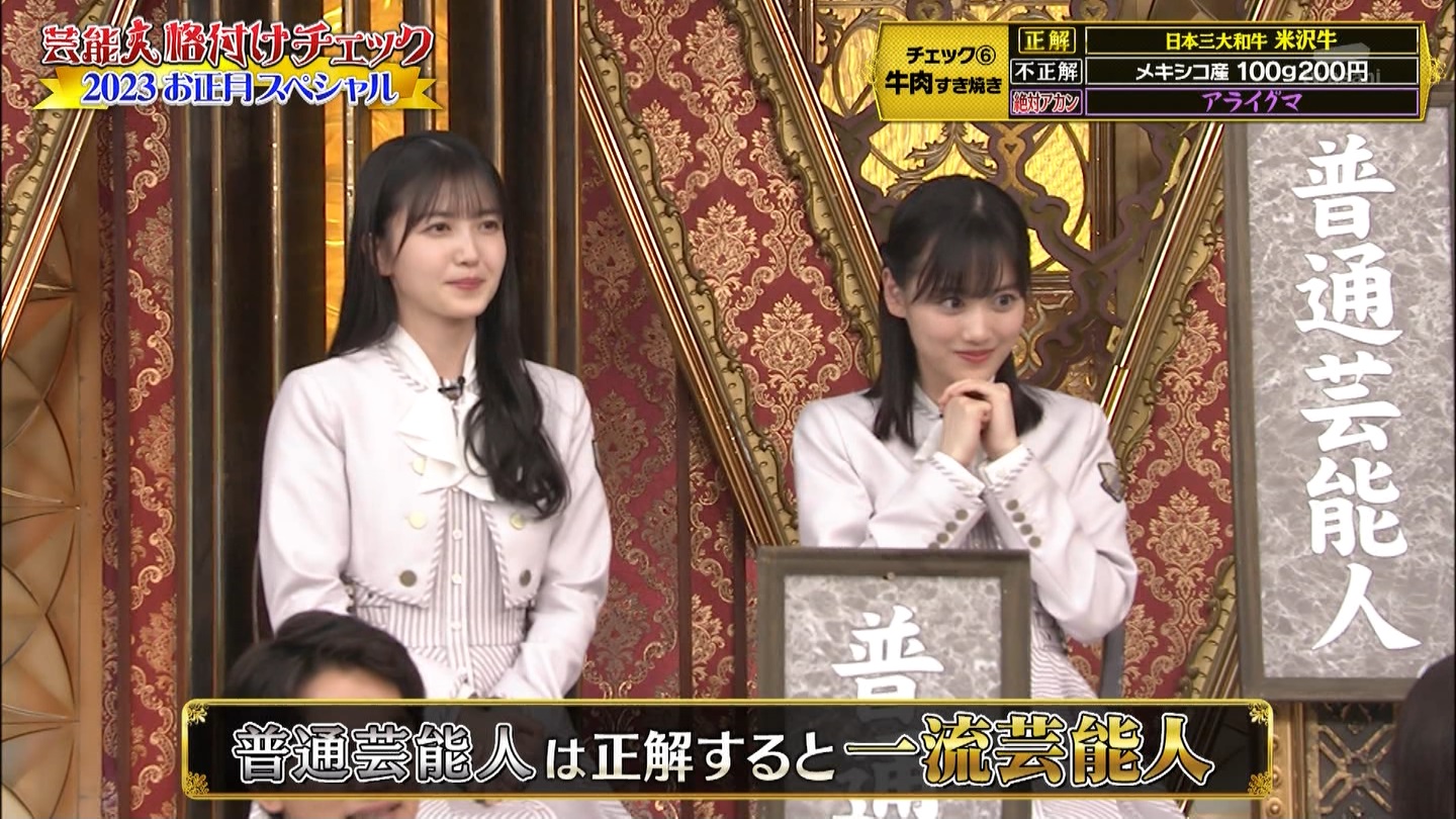 乃木坂46専用　芸能人格付けチェック！2023お正月スペシャル ->画像>328枚 