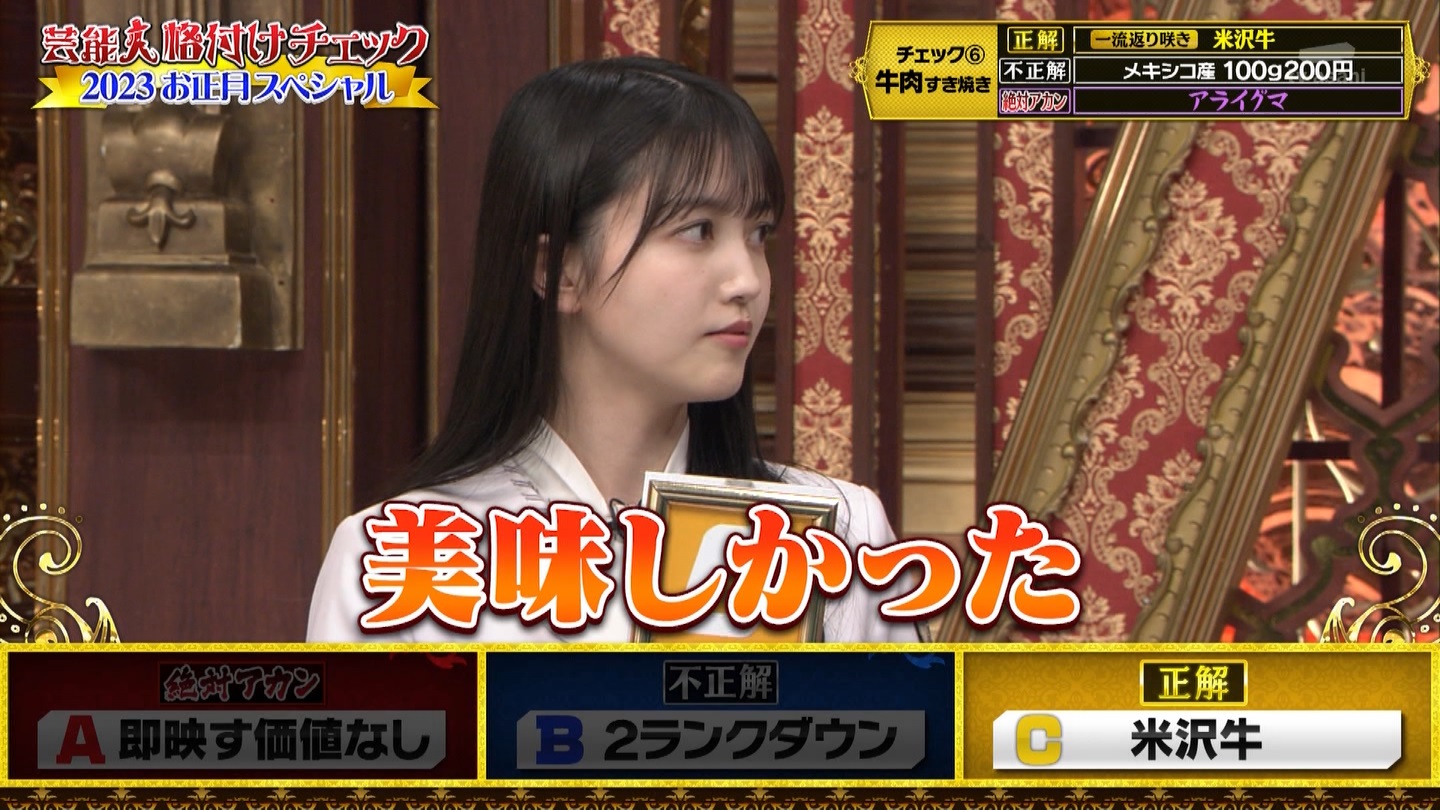 乃木坂46専用　芸能人格付けチェック！2023お正月スペシャル ->画像>328枚 